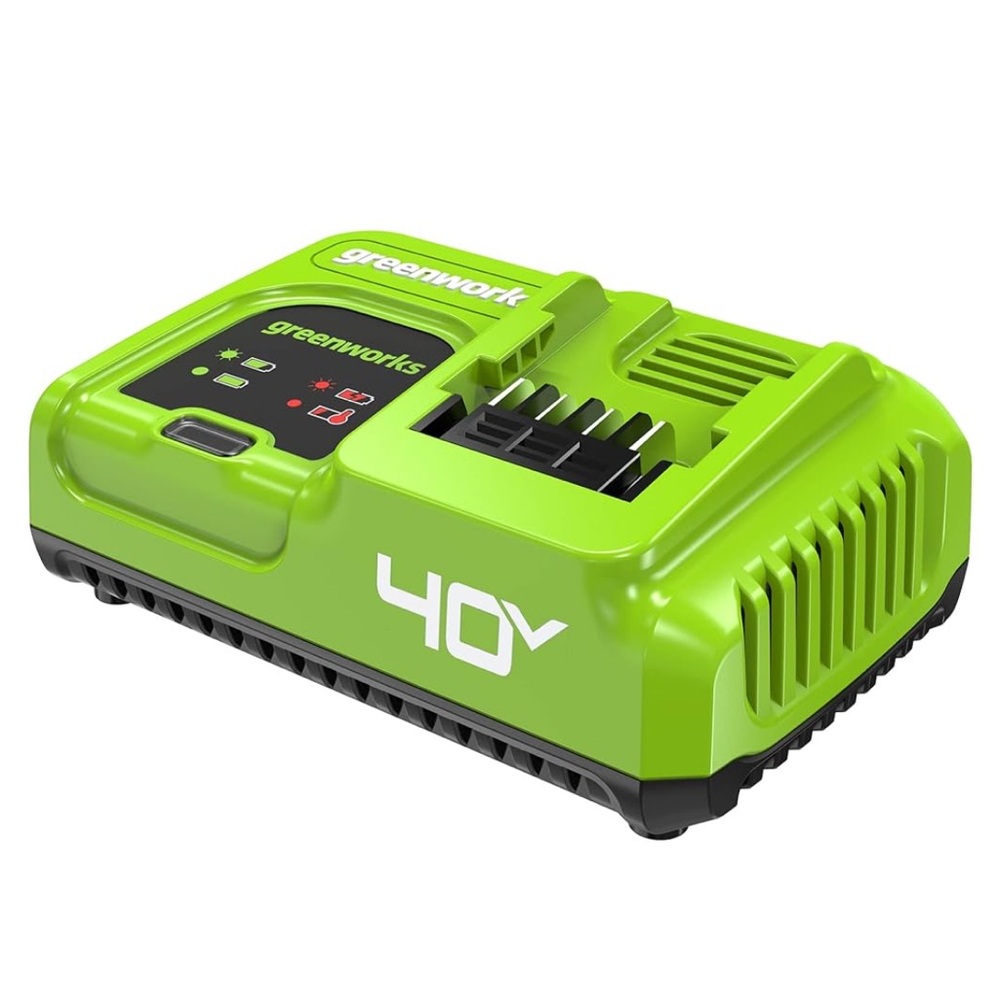 Greenworks 40V 5A Rapid Charger，for All Greenworks 40V Battery